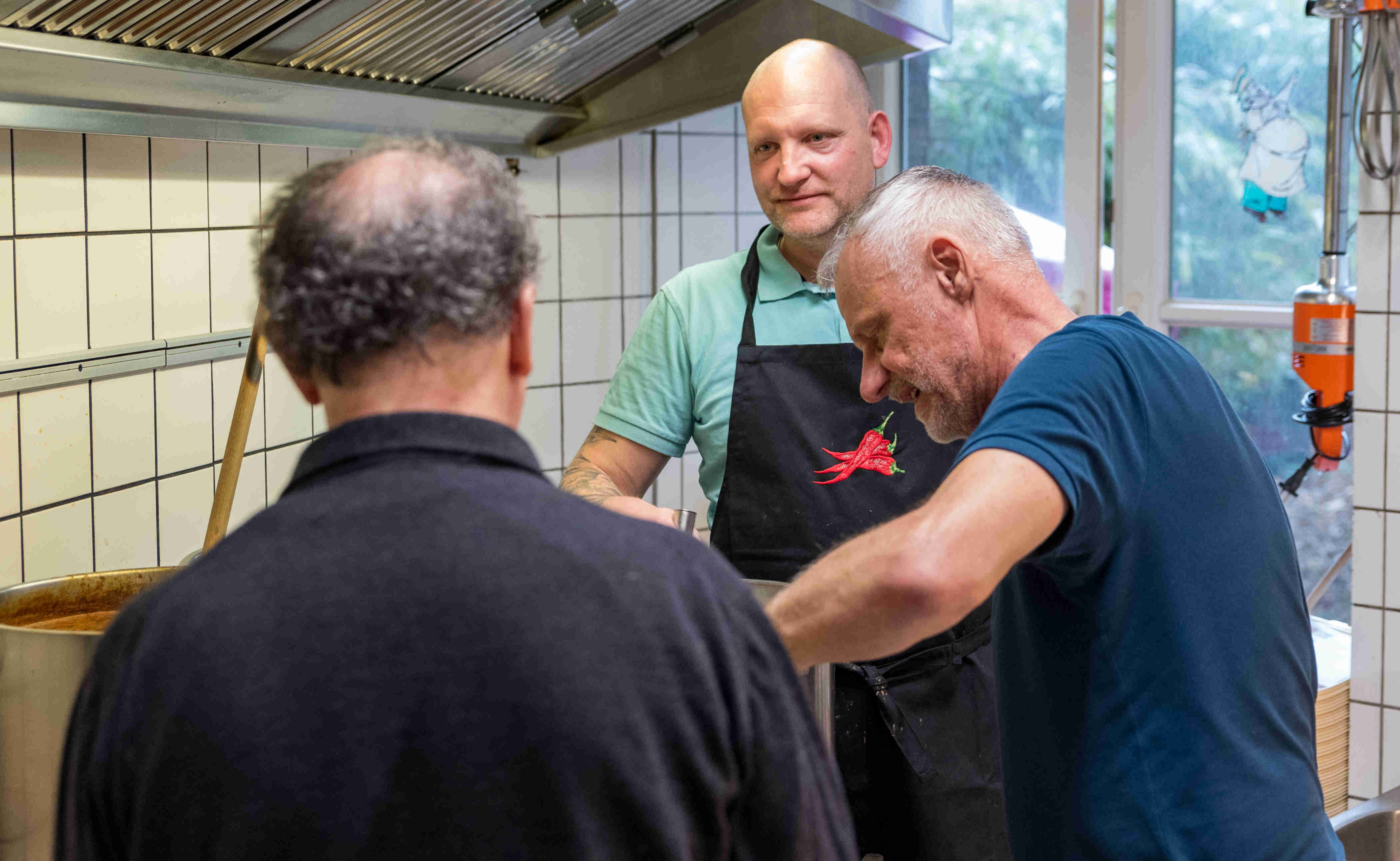Das Team in der Küche